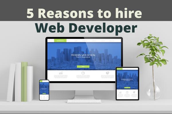 5 reasons to hire web developer